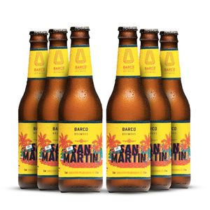 Pack 6 Cervejas Barco San Martin 355ml