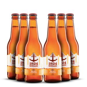Pack 6 Cervejas Imigração Pilsen 355ml + 54 KM
