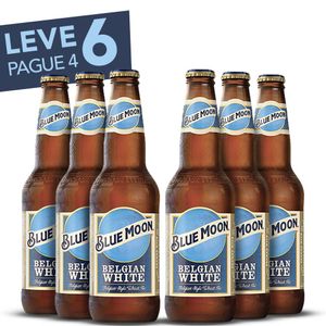 Pack Cerveja Blue Moon Belgian White 330ml - Leve 6 e Pague 4