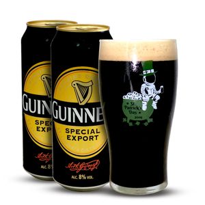 Pack 2 Guinness Export Lata 500ml + Pint Edição Especial St Patricks 2019