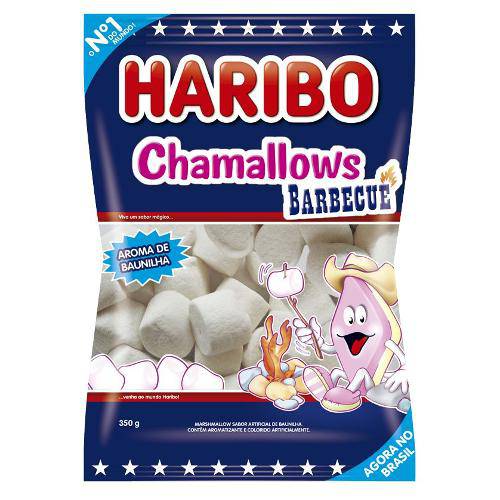 2 Pacotes de Marshmallows Haribo Chamallows Barbecue 350g - Haribo