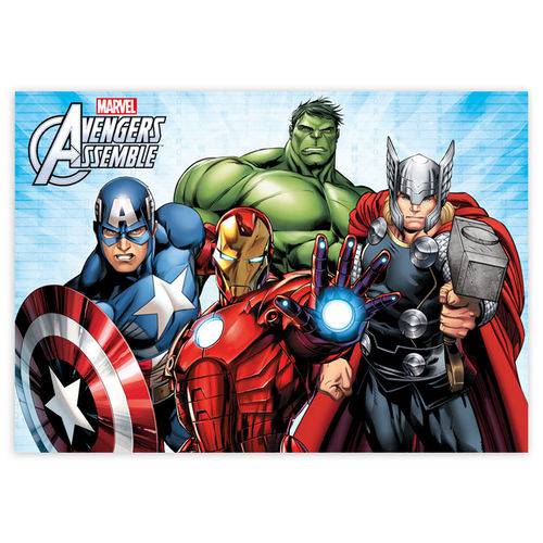 Painel 4 Lâminas Decorativo Avengers Animated C/04