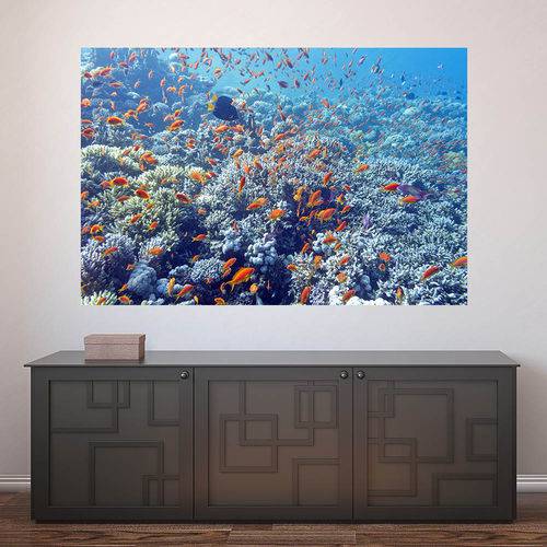 Painel Adesivo de Parede - Coral - N3467