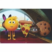 Painel de Festa Lona Emoji Movie L052