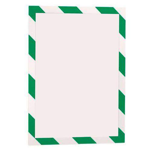 Painel de Informação Duraframe Security A4 Verde e Branco Stalo