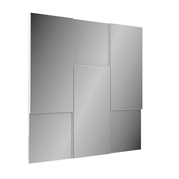Painel Decorativo TB96 Espelhado 0,90m - Off White