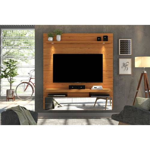 Painel Home Suspenso Led para Tv 60" Luce 100% Mdf Deseo