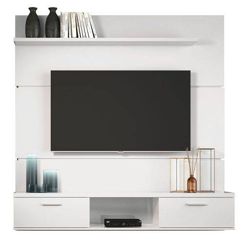Painel para Tv Suspenso Flat 1.6 Branco Hb Móveis
