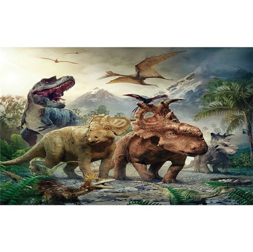 Painel Retangular Estampado Dinossauros 3,00 X 2,00