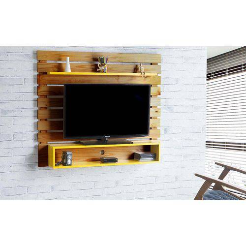 Painel Tv Quarto Standby - Home Suspenso para Tv Até 60 Polegadas com Rack Nózes