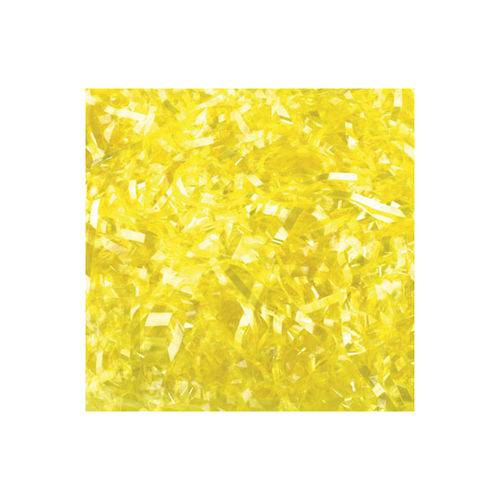 Palha Decorativa Amarela 100G - Cromus