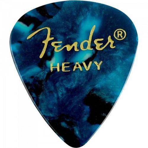 Palheta Celulóide Shape Premium 351 Heavy Ocean Turquoise Fender