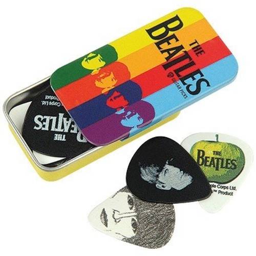 Palheta para Guitarra The Beatles com Lata Especial Stripes (pct C/15 Palhetas Sortidas) ICAB4-15BT2