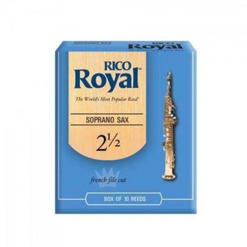 Palheta para Saxofone Soprano 2,5 Royal Rico