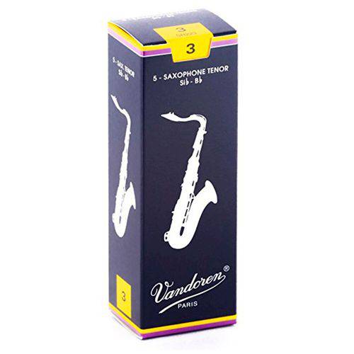 Palheta para Saxofone Tenor Vandoren V21 #3 #2120-170-12-V21