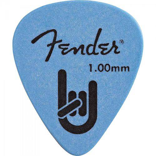 Palheta Rock-on Touring Pick 1.00 Grossa Azul Fender (72 Un)