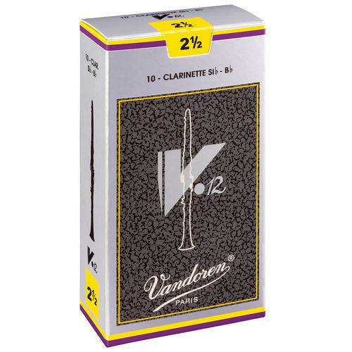 Palheta Vandoren V12 Nº 2,5 para Clarinete
