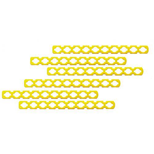 Palito de Sorvete Montável Amarelo - a Granel com 500 Unidades