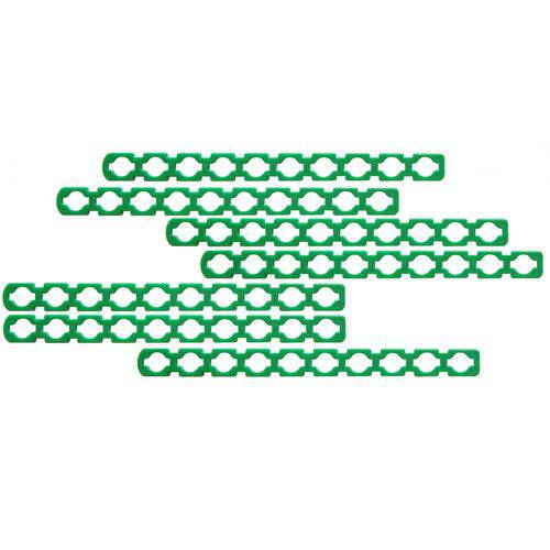 Palito de Sorvete Montável Verde - Pacote com 10 Unidades