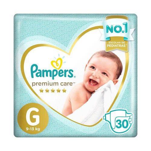 Pampers Premium Care Fralda Infantil Mega G C/30
