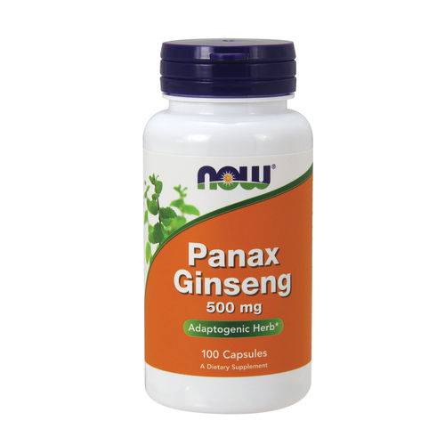 Panax Ginseng 500mg (100 Cápsulas) Now Foods
