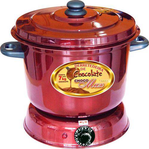 Panela Derretedeira de Chocolate Elétrica para Até 7kg Galizzi - Marrom 110V