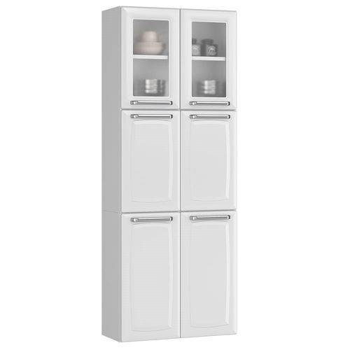 Paneleiro de Cozinha Itatiaia Luce Ipldv-70 Mx- Branco - Aço/duplo C/ 6 Portas (2 C/vidro)