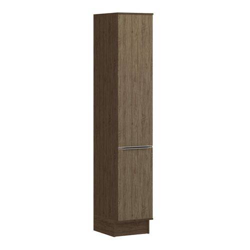 Paneleiro Simples 2 Portas com Rodapé 40cm Lis Decibal Cedro/Wood