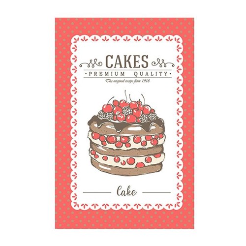 Pano de Copa 45x65cm Felpudo Döhler Sweet Cakes Sweet Cakes