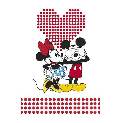 Pano de Copa Mickey e Minnie Iv 1 Peça Lepper