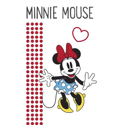 Pano de Copa Mickey e Minnie V 1 Peça - Lepper