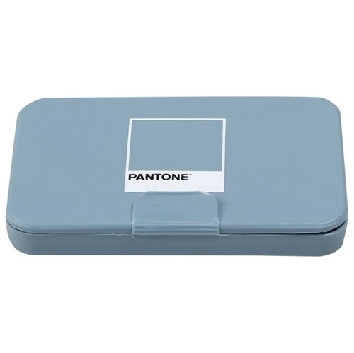 Pantone Necessaire Slim 10 Cm X 6 Cm Azul Petroleo