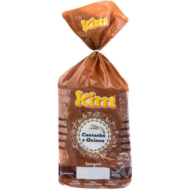 Pão de Forma Castanha do Pará e Quinoa Kim 400g