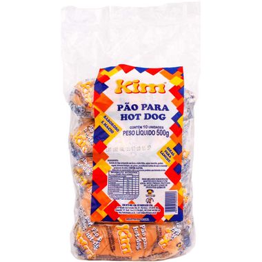 Pão de Hot Dog Kim 500g