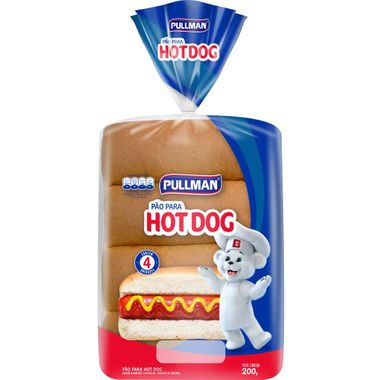 Pão de Hot Dog Pullman 200g