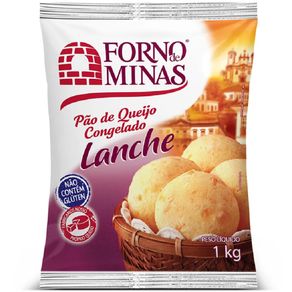Pão de Queijo Lanche Forno Minas 1Kg