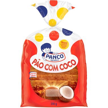 Pão Panco Caseiro de Coco 350g