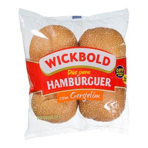 Pão para Hambúrguer com Gergelim Wickbold 200g