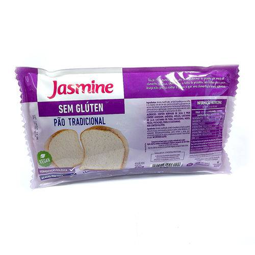 Pão Tradicional Sem Glúten Jasmine 350g