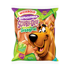 Pão Wickbold Scooby-Doo Bisnaguinha Integral 300g