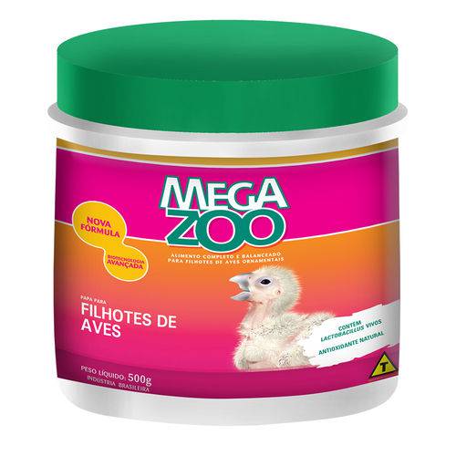 Papa Megazoo para Filhotes de Aves - 500g