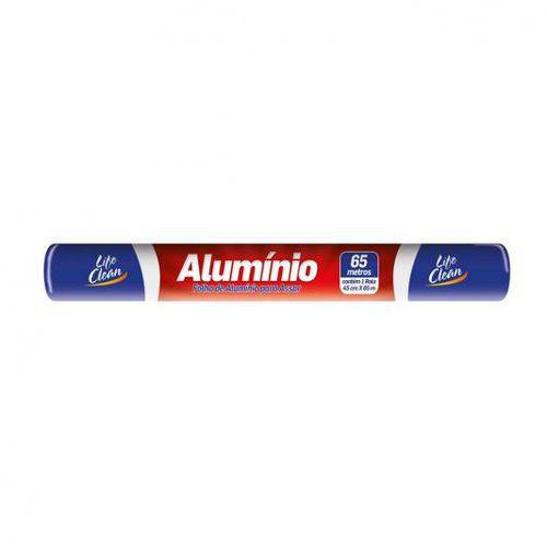 Papel Aluminio Life Clean 65.0m X 45cm Unidade