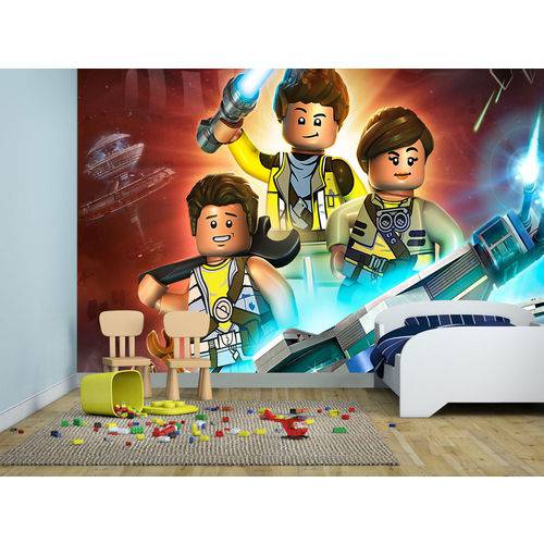 Papel de Papel 3D Legos 0019 - Adesivos Decorativos