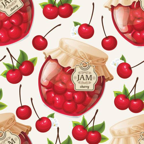Papel de Parede Adesivo - Cherry Jam - N0036