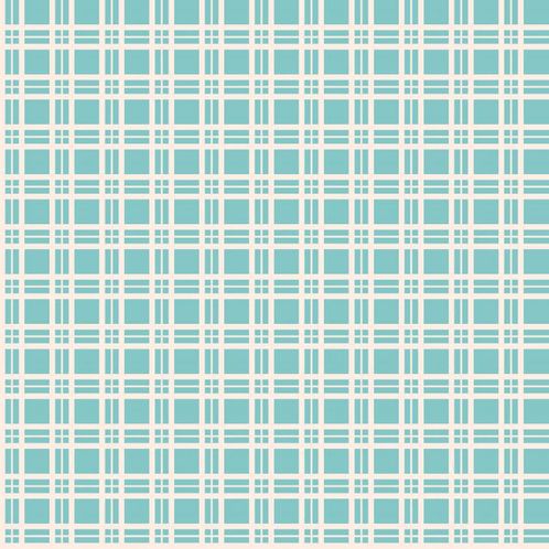 Papel de Parede Adesivo Rolo 0,58x3,00M Xadrez Geométrico Azul Branco 311880258