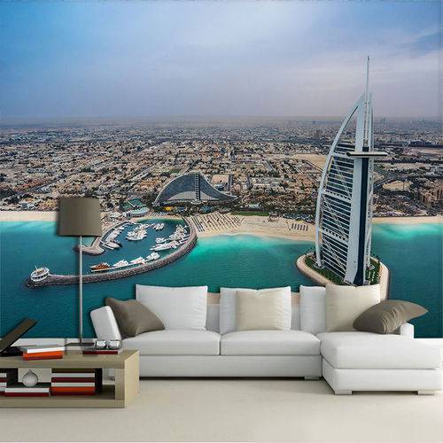 Papel de Parede Cidades Dubai 0008 - Adesivo de Parede 1m