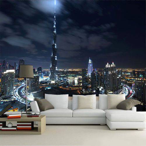 Papel de Parede 3d | Cidades Dubai 0003 - Adesivo de Parede