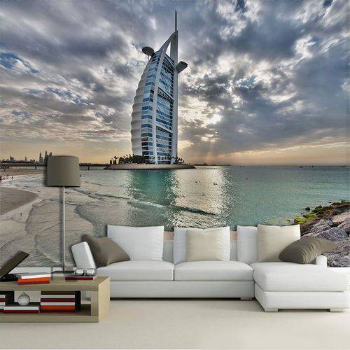 Papel de Parede 3d | Cidades Dubai 0005 - Adesivo de Parede 1m²