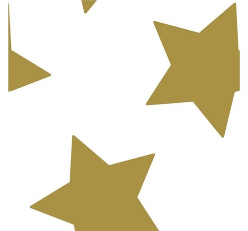 Papel de Parede Estrela Grande Dourada Renascer