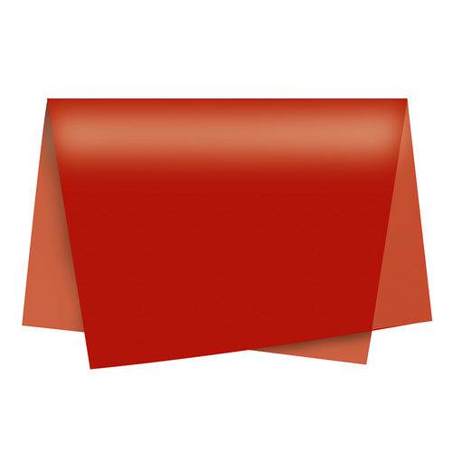 Papel de Seda Cromus 49x69cm Vermelho C/100 Folhas
